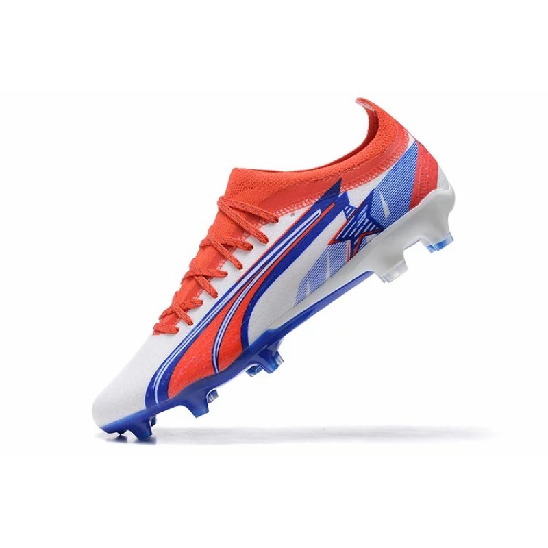 Botas de Fútbol Puma Ultra Ultimate FG Rojo&Blanco&Azul (#39~#45)