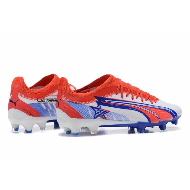 Botas de Fútbol Puma Ultra Ultimate FG Rojo&Blanco&Azul (#39~#45)