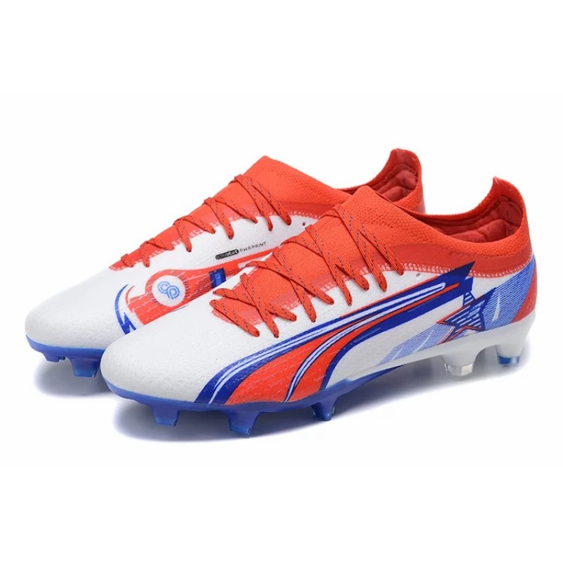 Botas de Fútbol Puma Ultra Ultimate FG Rojo&Blanco&Azul (#39~#45)