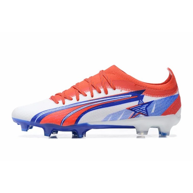 Botas de Fútbol Puma Ultra Ultimate FG Rojo&Blanco&Azul (#39~#45)