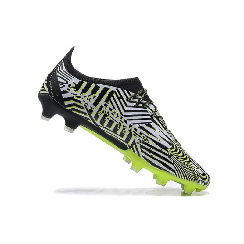 Botas de Fútbol Puma Ultra Ultimate FG Negro&Gris&Amarillo Fluorescente (#39~#45)