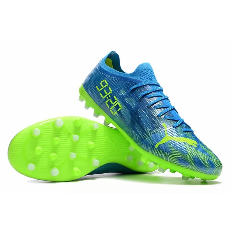 Botas de Fútbol Puma Ultra 1.4 MG Azul&Verde Fluorescente (#39~#45)