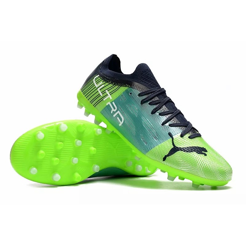 Botas de Fútbol Puma Ultra 1.4 MG Verde Fluorescente&Verde Azul (#39~#45)