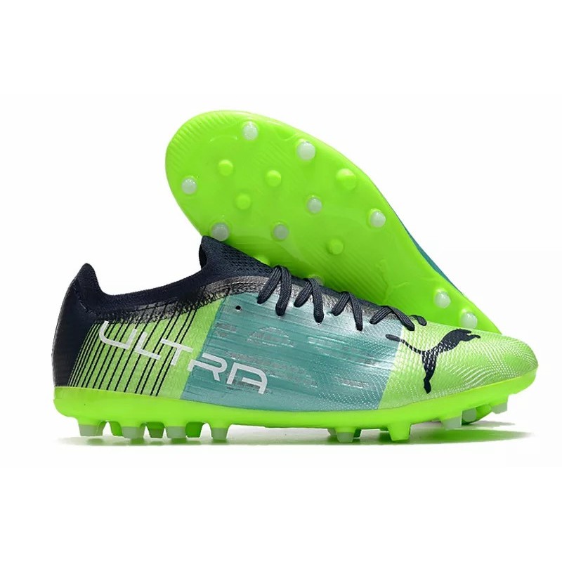 Botas de Fútbol Puma Ultra 1.4 MG Verde Fluorescente&Verde Azul (#39~#45)