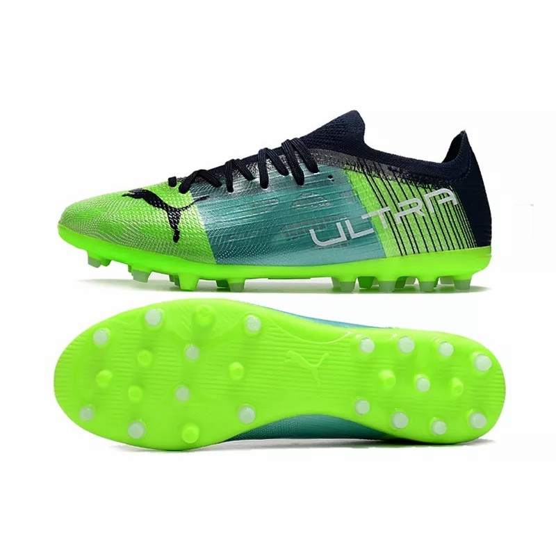 Botas de Fútbol Puma Ultra 1.4 MG Verde Fluorescente&Verde Azul (#39~#45)