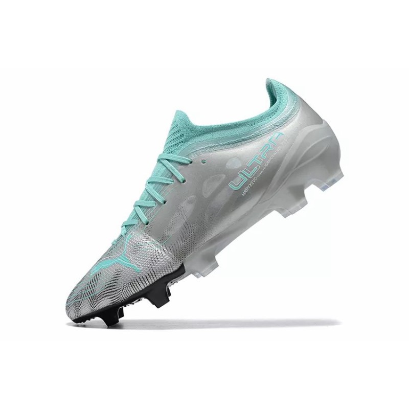 Botas de Fútbol PUMA Ultra 1.4 Instinct FG Plateado&Verde (#39~#45)