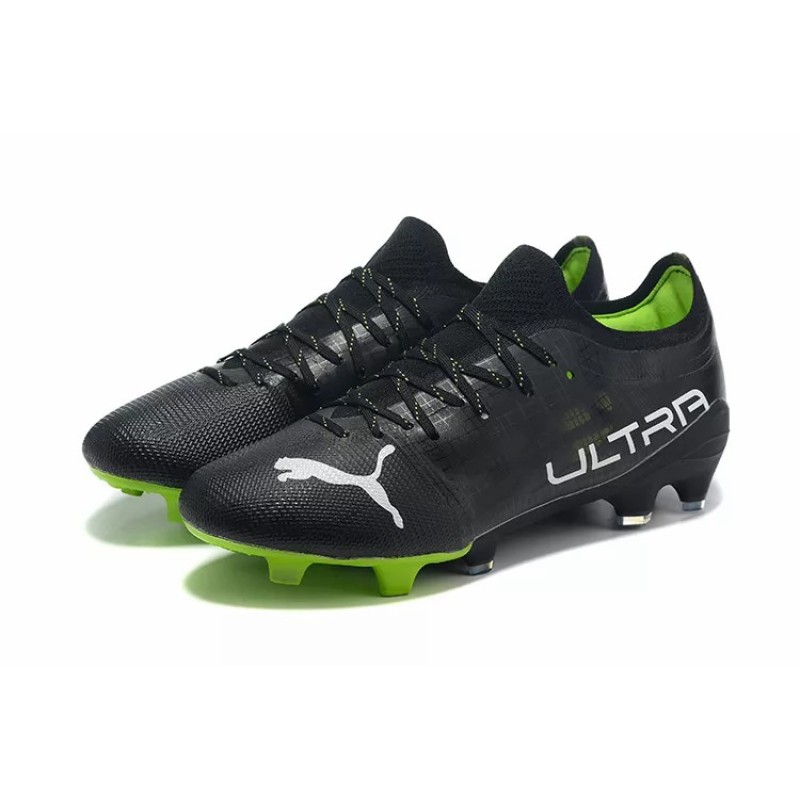 Botas de Fútbol PUMA Ultra 1.4 Instinct FG Negro&Verde Fluorescente (#39~#45)