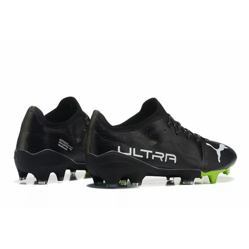 Botas de Fútbol PUMA Ultra 1.4 Instinct FG Negro&Verde Fluorescente (#39~#45)