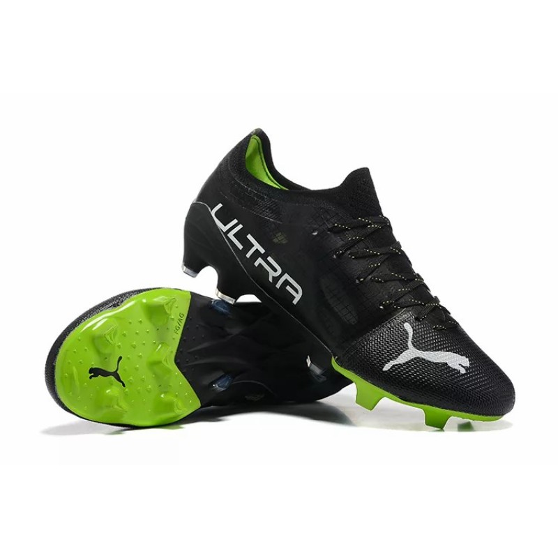 Botas de Fútbol PUMA Ultra 1.4 Instinct FG Negro&Verde Fluorescente (#39~#45)