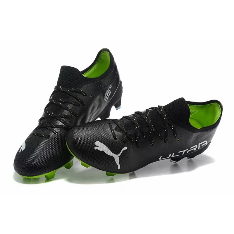 Botas de Fútbol PUMA Ultra 1.4 Instinct FG Negro&Verde Fluorescente (#39~#45)