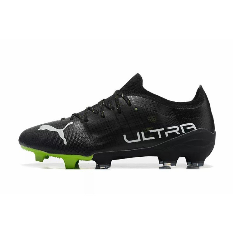 Botas de Fútbol PUMA Ultra 1.4 Instinct FG Negro&Verde Fluorescente (#39~#45)