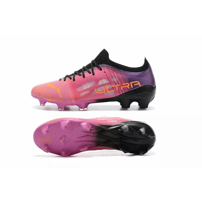 Botas de Fútbol Puma Ultra 1.3 FG / AG Rosado&Negro (#39~#45)