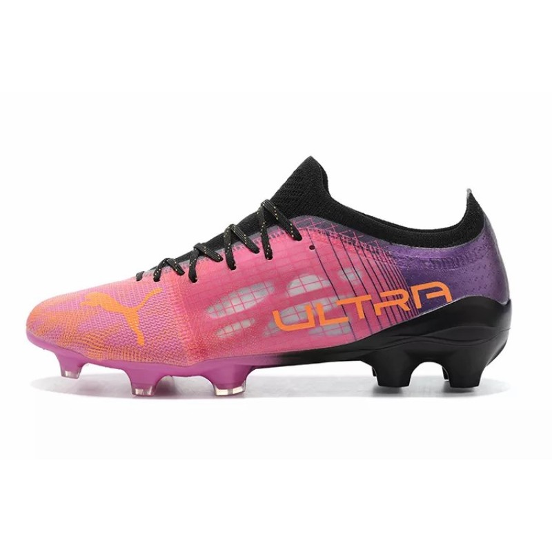 Botas de Fútbol Puma Ultra 1.3 FG / AG Rosado&Negro (#39~#45)