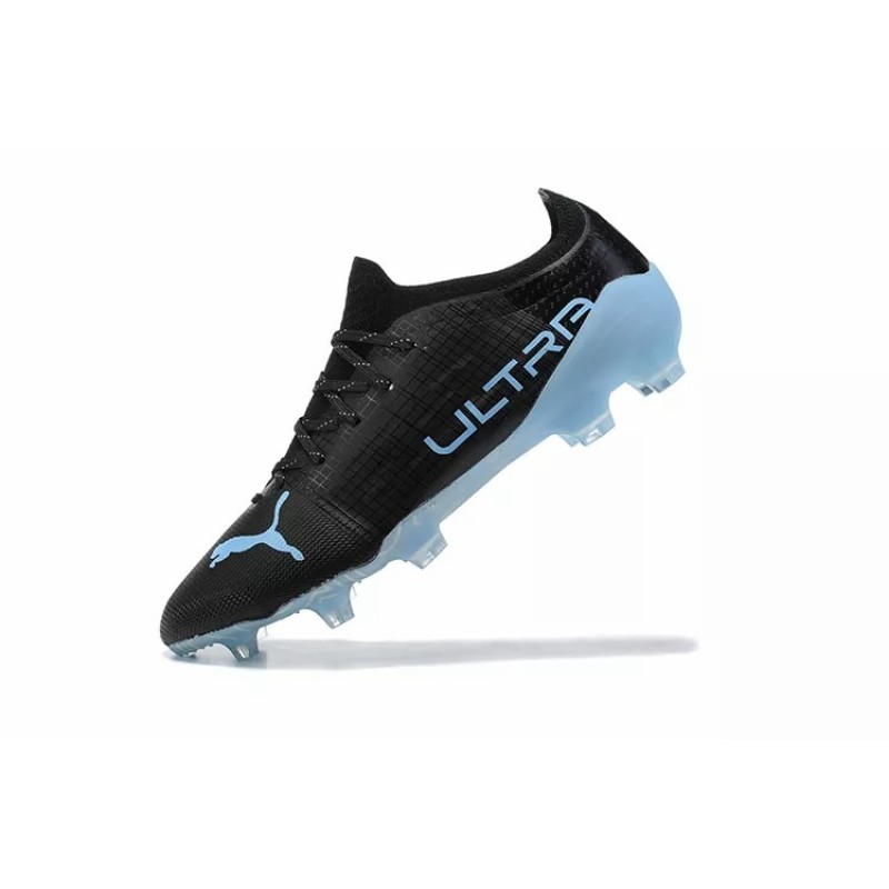 Botas de Fútbol Puma Ultra 1.3 FG / AG Negro&Celeste (#39~#45)