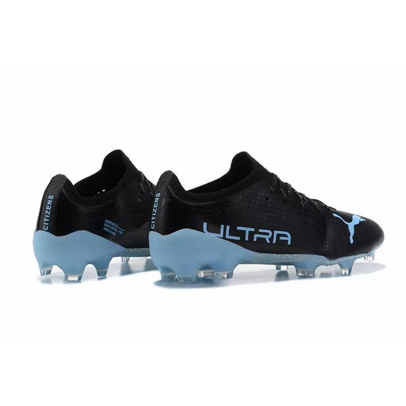 Botas de Fútbol Puma Ultra 1.3 FG / AG Negro&Celeste (#39~#45)