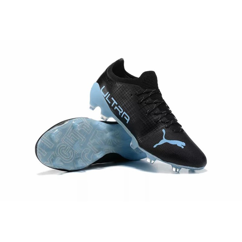 Botas de Fútbol Puma Ultra 1.3 FG / AG Negro&Celeste (#39~#45)