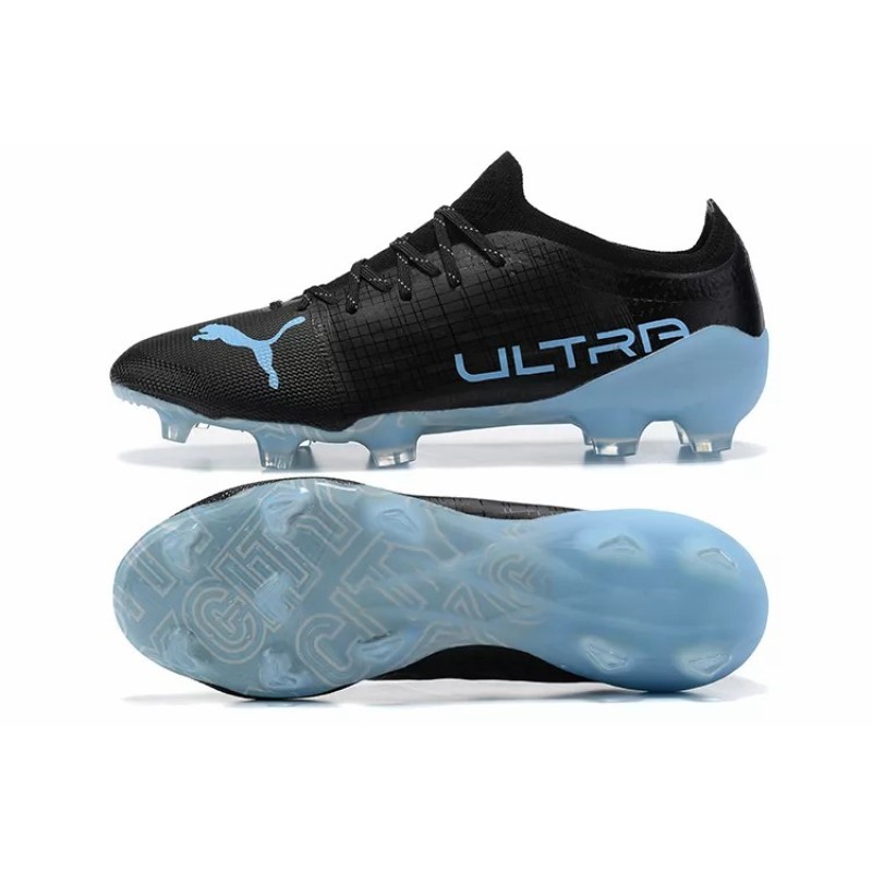 Botas de Fútbol Puma Ultra 1.3 FG / AG Negro&Celeste (#39~#45)