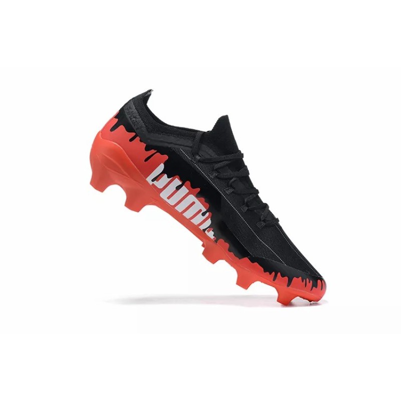 Botas de Fútbol Puma Ultra 1.3 FG / AG Negro&Rojo&Amarillo (#39~#45)