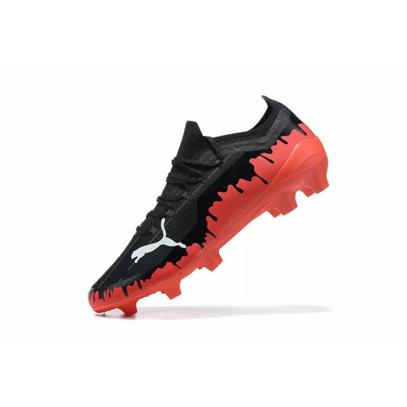 Botas de Fútbol Puma Ultra 1.3 FG / AG Negro&Rojo&Amarillo (#39~#45)