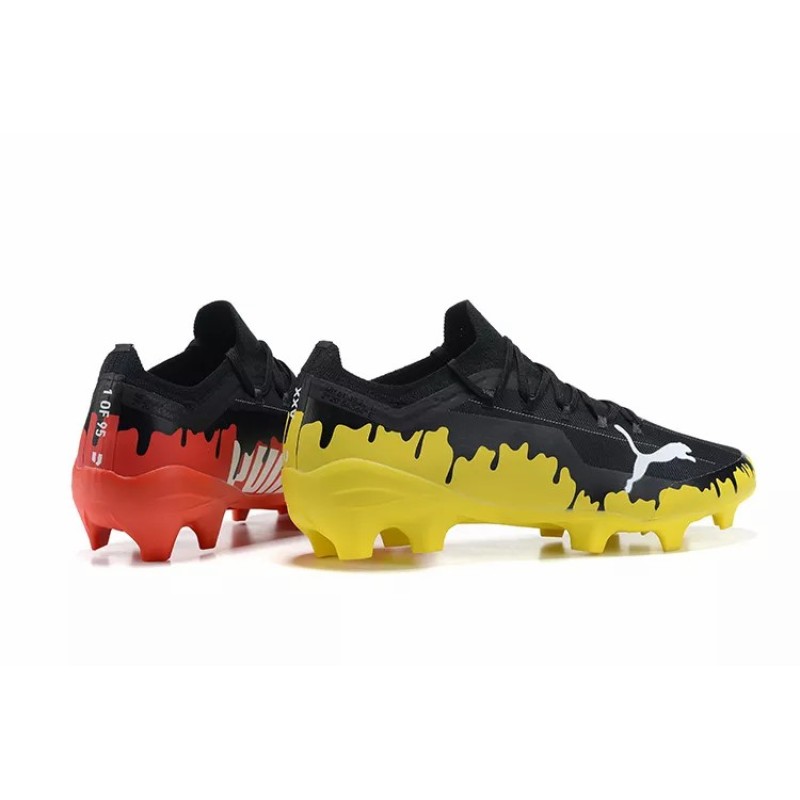 Botas de Fútbol Puma Ultra 1.3 FG / AG Negro&Rojo&Amarillo (#39~#45)