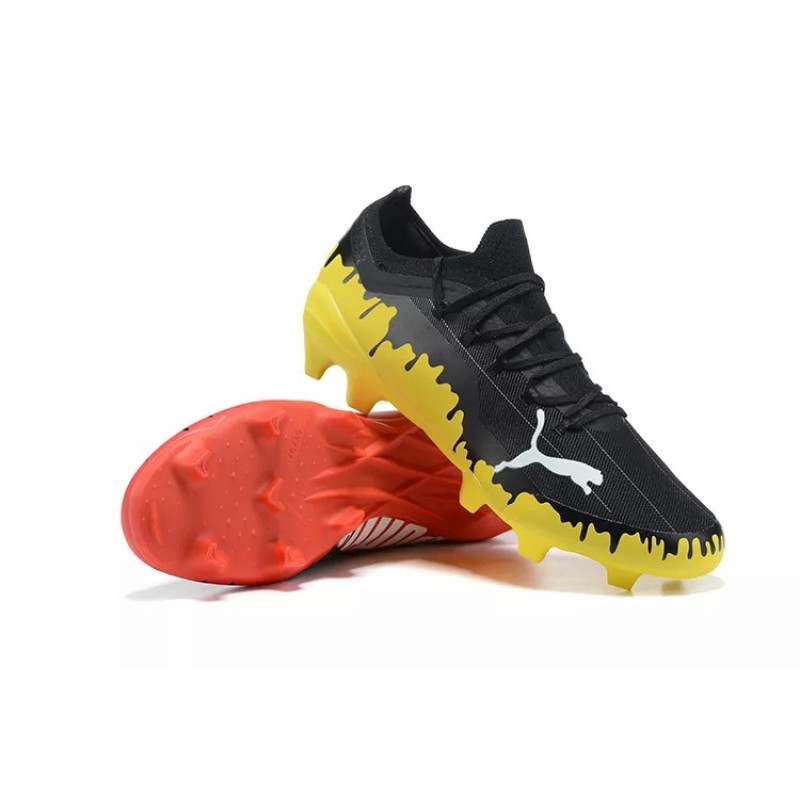 Botas de Fútbol Puma Ultra 1.3 FG / AG Negro&Rojo&Amarillo (#39~#45)