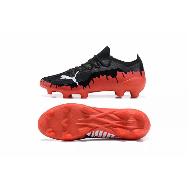 Botas de Fútbol Puma Ultra 1.3 FG / AG Negro&Rojo&Amarillo (#39~#45)