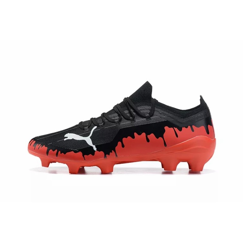 Botas de Fútbol Puma Ultra 1.3 FG / AG Negro&Rojo&Amarillo (#39~#45)