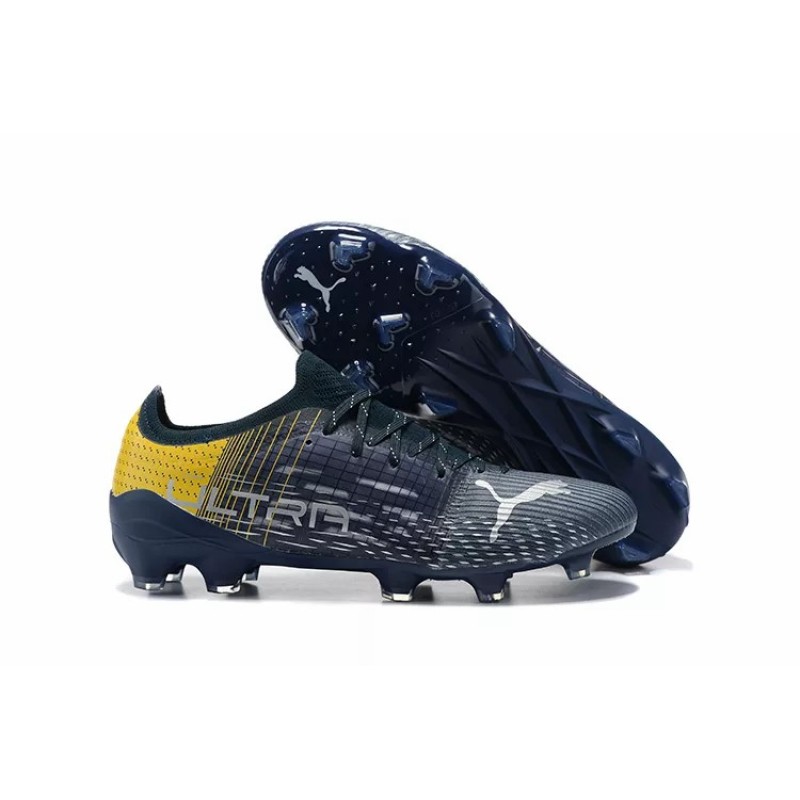 Botas de Fútbol Puma Ultra 1.3 FG / AG Negro&Amarillo (#39~#45)