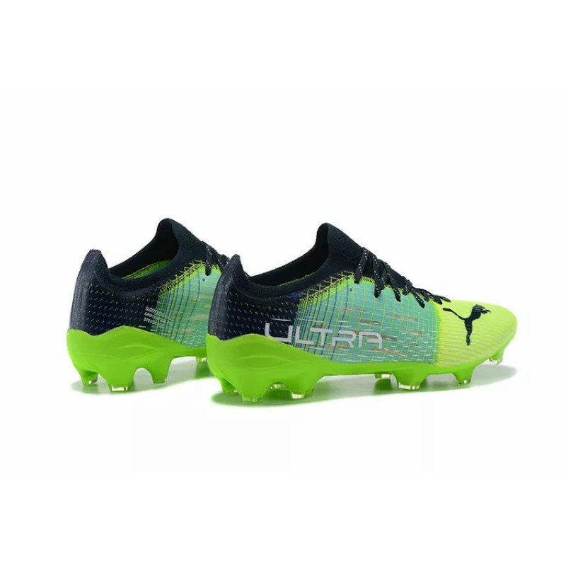 Botas de Fútbol Puma Ultra 1.3 FG / AG Verde Fluorescente&Amarillo Fluorescente&Negro (#39~#45)