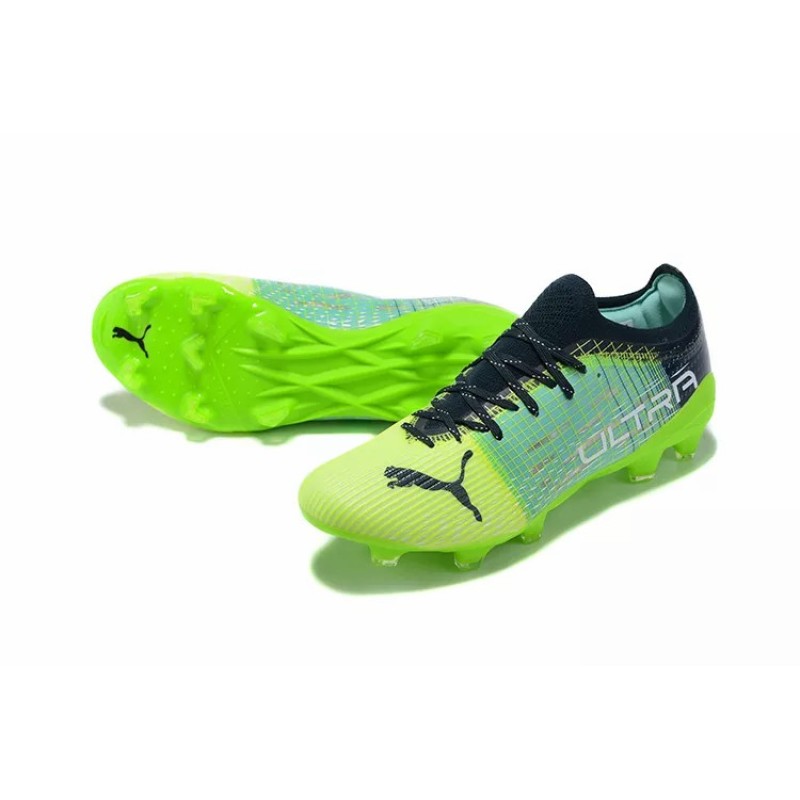 Botas de Fútbol Puma Ultra 1.3 FG / AG Verde Fluorescente&Amarillo Fluorescente&Negro (#39~#45)