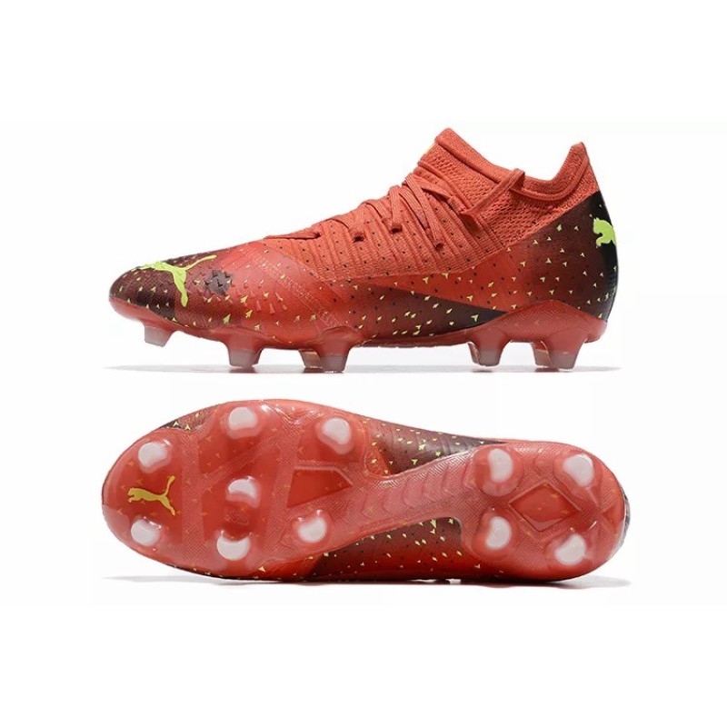 Botas de Fútbol Puma Future Z 1.3 Instinct FG Azul Rojo Oscuro (#39~#45)