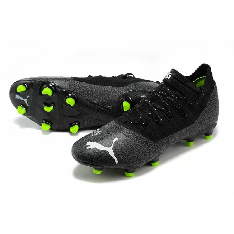 Botas de Fútbol Puma Future Z 1.3 Instinct FG Negro&Blanco&Verde Fluorescente (#39~#45)