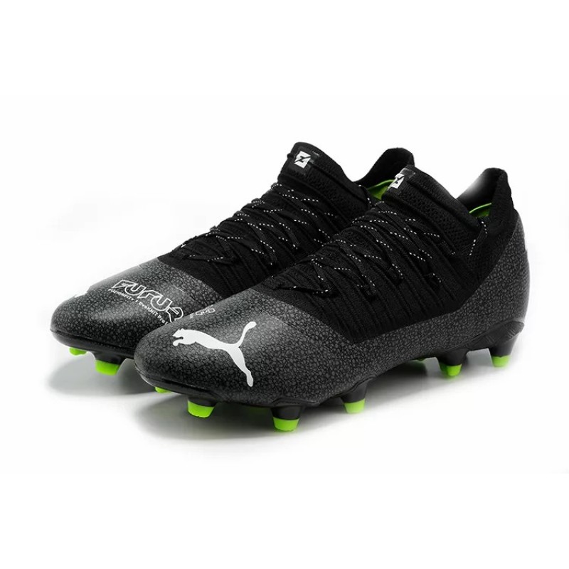 Botas de Fútbol Puma Future Z 1.3 Instinct FG Negro&Blanco&Verde Fluorescente (#39~#45)