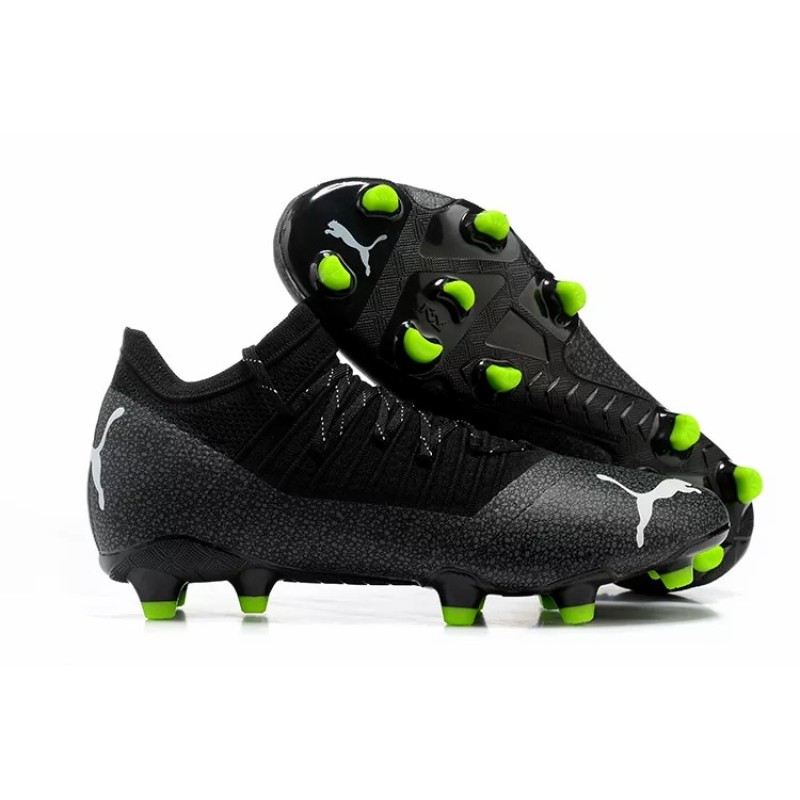 Botas de Fútbol Puma Future Z 1.3 Instinct FG Negro&Blanco&Verde Fluorescente (#39~#45)