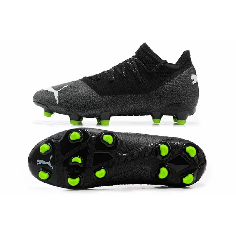 Botas de Fútbol Puma Future Z 1.3 Instinct FG Negro&Blanco&Verde Fluorescente (#39~#45)