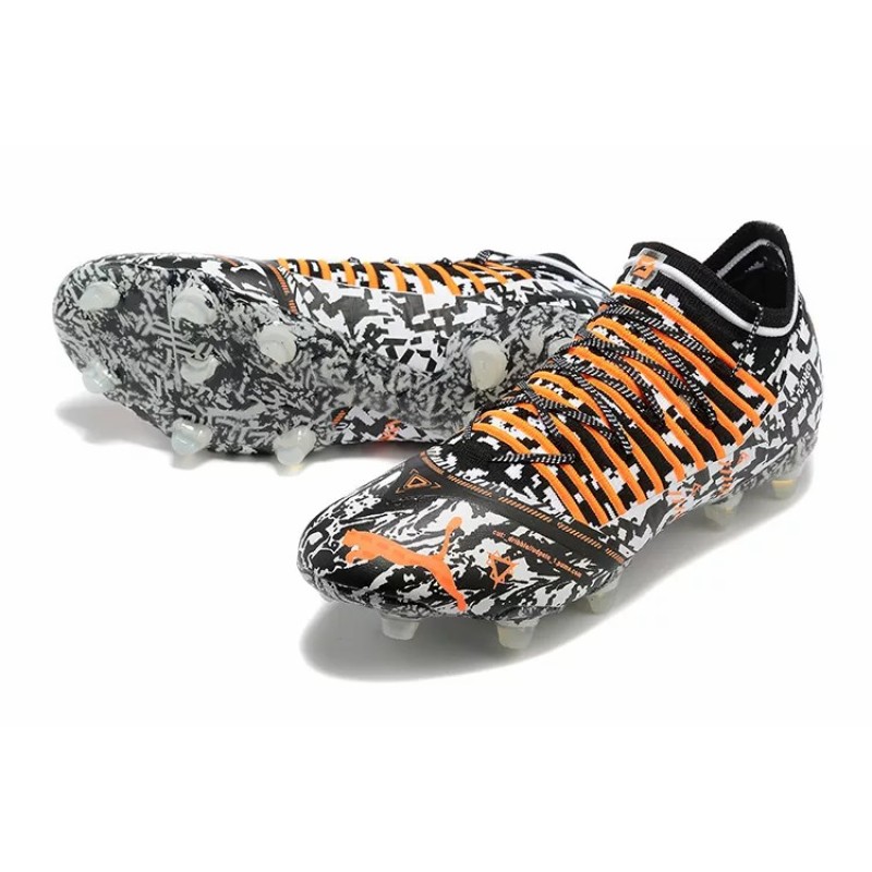 Botas de Fútbol Puma Future Z 1.3 Instinct FG Azul Negro&Blanco&Naranja (#39~#45)