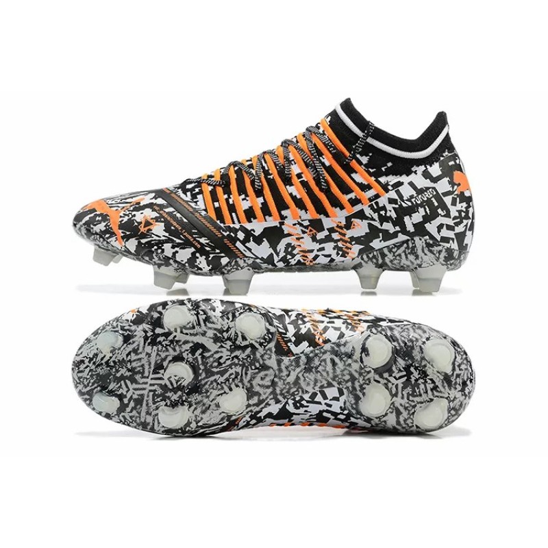 Botas de Fútbol Puma Future Z 1.3 Instinct FG Azul Negro&Blanco&Naranja (#39~#45)