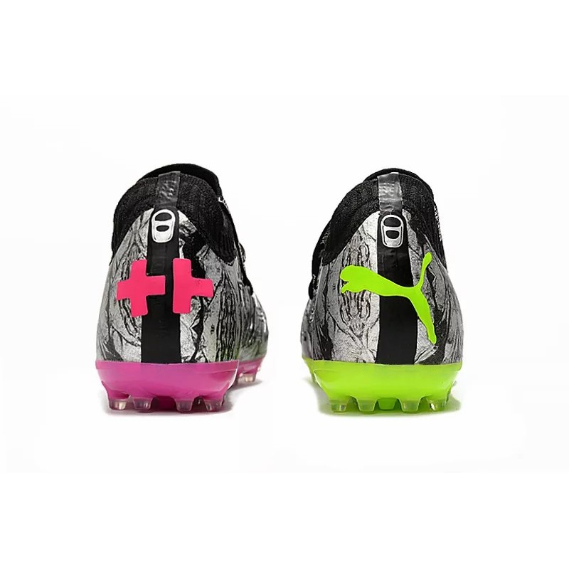 Botas de Fútbol Puma × Equalizer Future Z 1.1 MG Plateado&Amarillo Fluorescente&Púrpura (#39~#45)