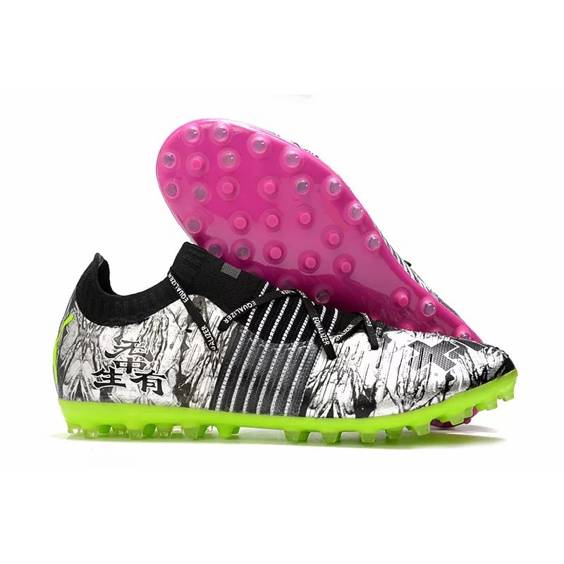 Botas de Fútbol Puma × Equalizer Future Z 1.1 MG Plateado&Amarillo Fluorescente&Púrpura (#39~#45)