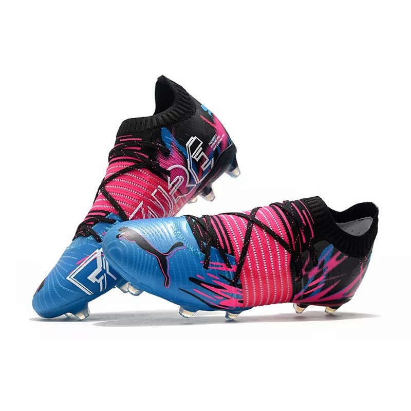 Botas de Fútbol Puma Future Z 1.1 FG Azul&Rosado (#39~#45)