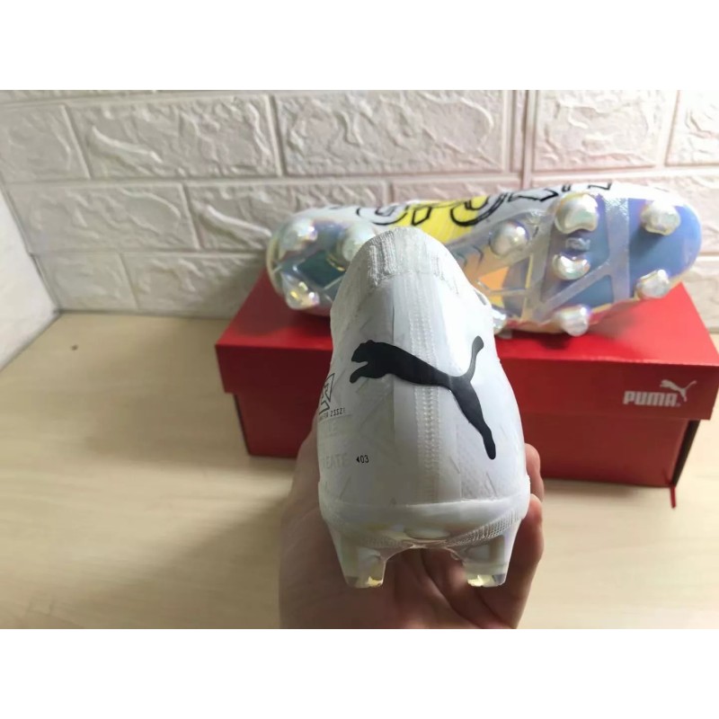 Botas de Fútbol Puma Future Z 1.1 FG Blanco&Amarillo (#39~#45)
