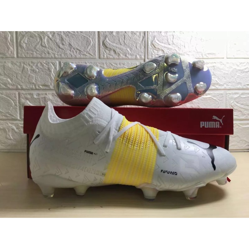 Botas de Fútbol Puma Future Z 1.1 FG Blanco&Amarillo (#39~#45)