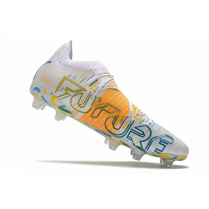 Botas de Fútbol Puma Future Z 1.1 FG Blanco&Naranja (#39~#45)