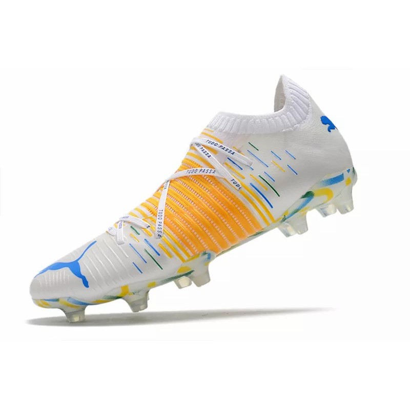 Botas de Fútbol Puma Future Z 1.1 FG Blanco&Naranja (#39~#45)