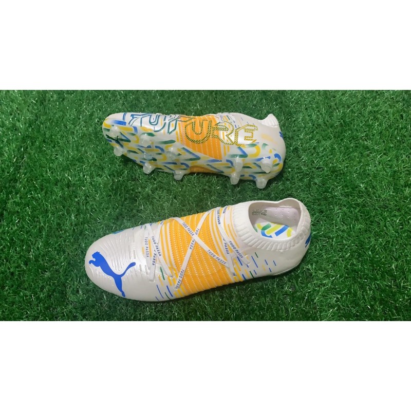 Botas de Fútbol Puma Future Z 1.1 FG Blanco&Naranja (#39~#45)
