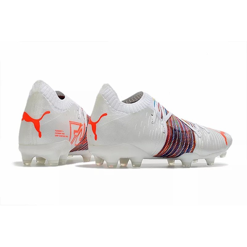 Botas de Fútbol Puma Future Z 1.1 FG Blanco&Rayas Arcoiris (#39~#45)