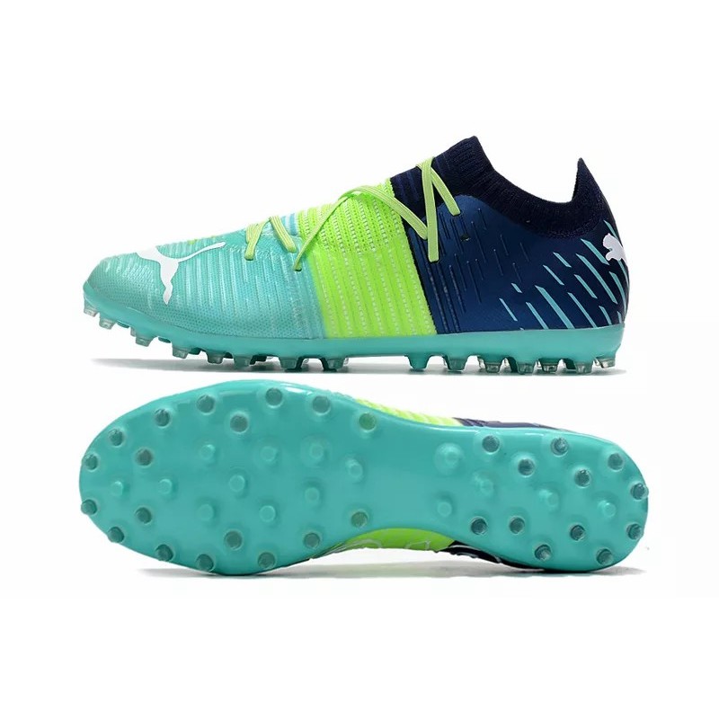 Botas de Fútbol Puma Future Z 1.1 MG Verde Claro&Amarillo&Azul Marino (#39~#45)