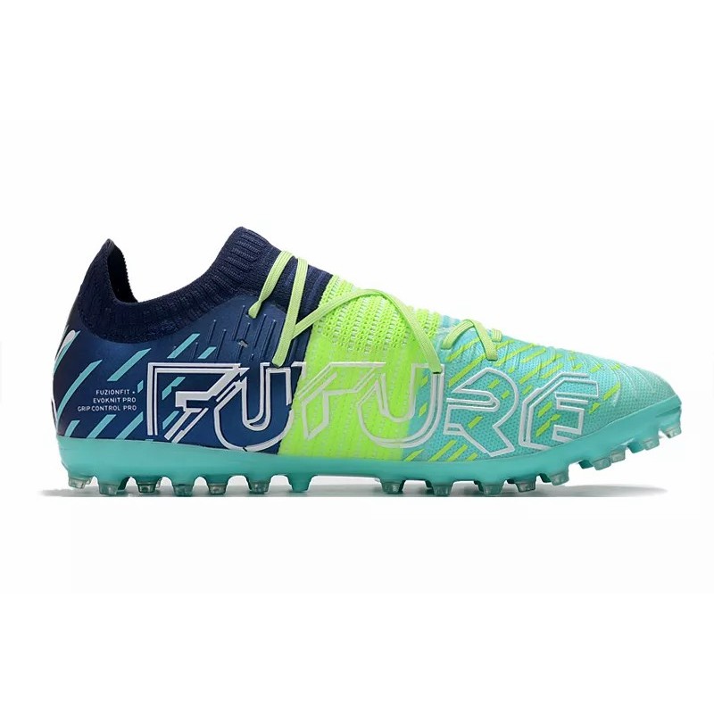 Botas de Fútbol Puma Future Z 1.1 MG Verde Claro&Amarillo&Azul Marino (#39~#45)