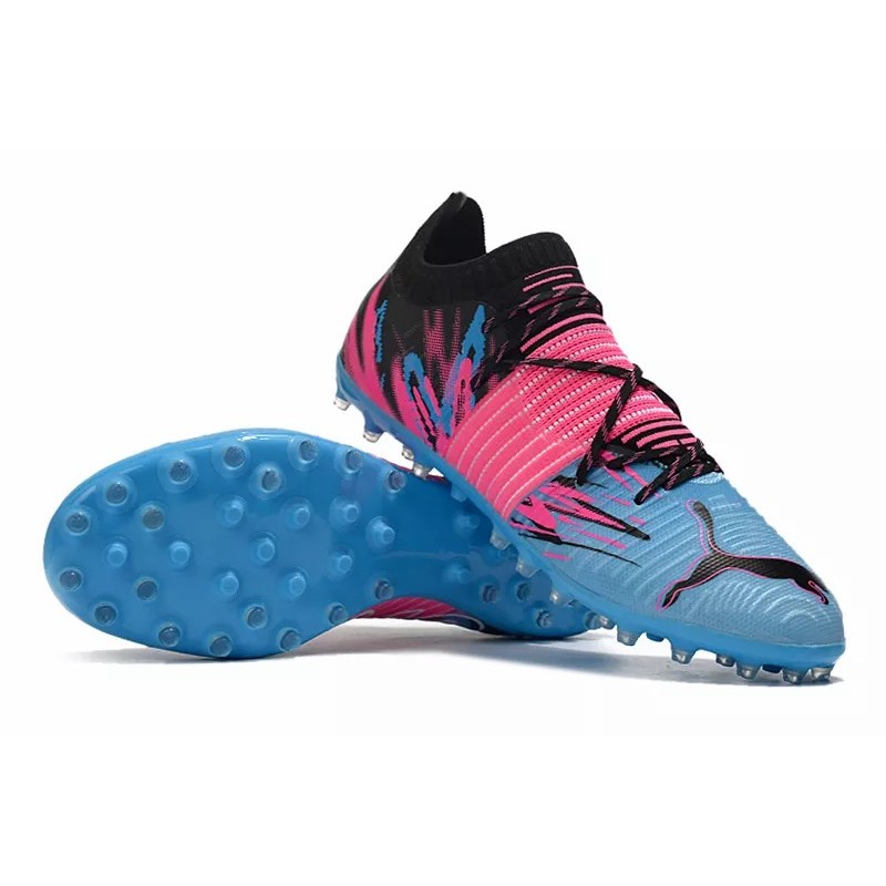 Botas de Fútbol Puma Future Z 1.1 MG Azul&Rosado (#39~#45)