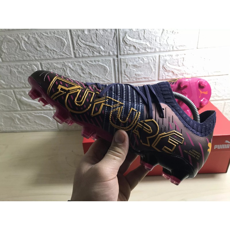 Botas de Fútbol Puma Future Z 1.1 FG Marrón&Rosado (#39~#45)